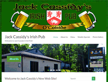 Tablet Screenshot of jackcassidys.com